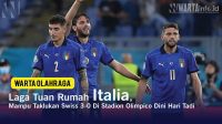 Laga Tuan Rumah Italia, Mampu Taklukan Swiss 3-0 Di Stadion Olimpico Dini Hari Tadi