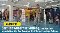 Sertijab Gubernur Sulteng, Saatnya Kami Mewujudkan Visi Dan Sembilan Misi Untuk kemajuan Sulteng