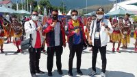 Tiba di Tanah Papua, Kloter VI Kontingen Sulteng Disambut Meriah Panitia PON XX
