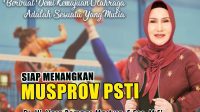Sengit, Istri Gubernurpun Siap Bersaing di Musprov PSTI Sulteng yang berlangsung Besok Dr. Hj. Vera Rompas Mastura, S.Sos, M,Si