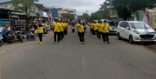 Meriahkan HUT RI Ke 78, Tim Relawan Rahmadi Manggona Utus Peserta Lomba Gerak Jalan TIRRAM
