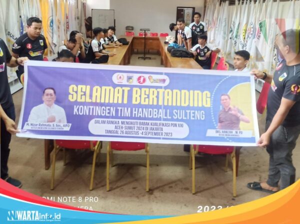 Tim Bola Tangan Sulteng Optimis Lolos PON Bola Tangan