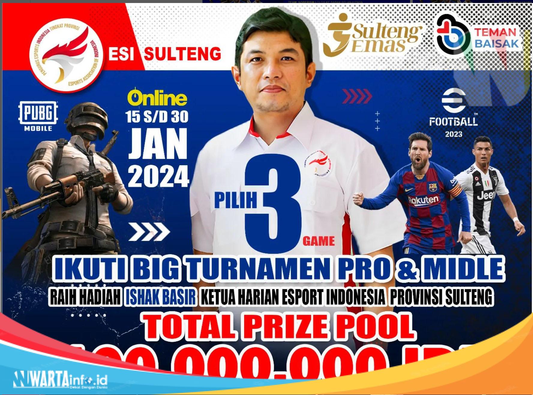 ESI Sulteng Bakal Gelar Kompetisi Esport Awal Tahun E-Sport Sulteng
