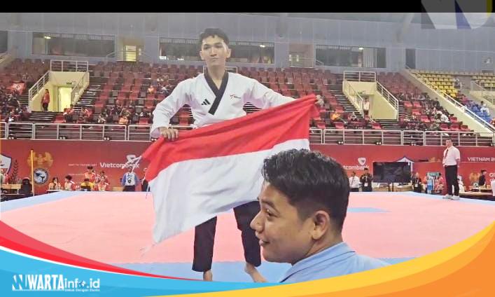 Anggota Polda Sulteng Sumbang 2 Emas 1 Perunggu Kejuaraan Taekwondo Polisi Terbuka 2024 di Vietnam Polda Sulteng