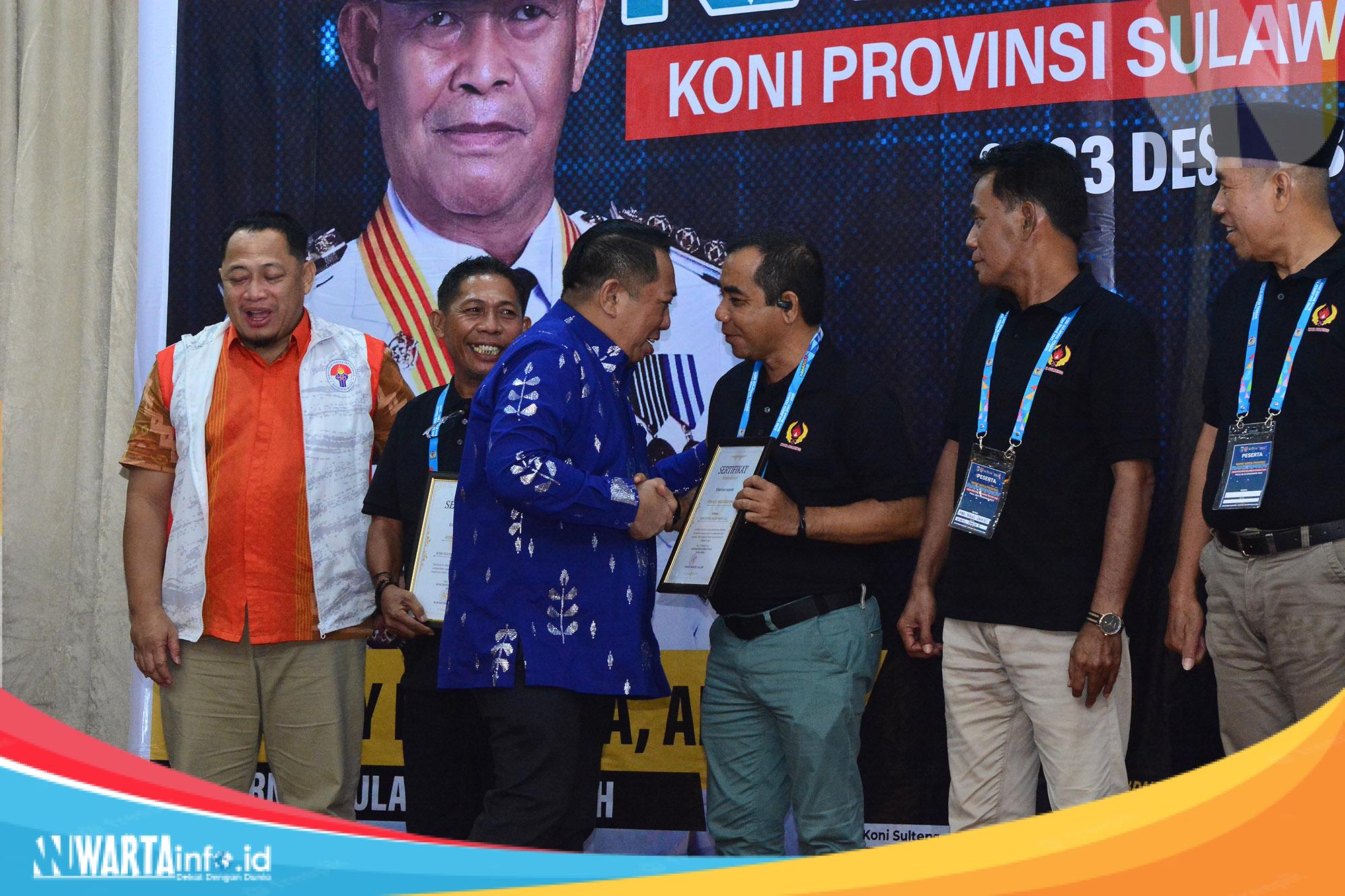 KONI Sulteng Siapkan KONI Award 2024 untuk Pengurus Provinsi dan KONI Kabupaten Penghargaan Koni Award 2024