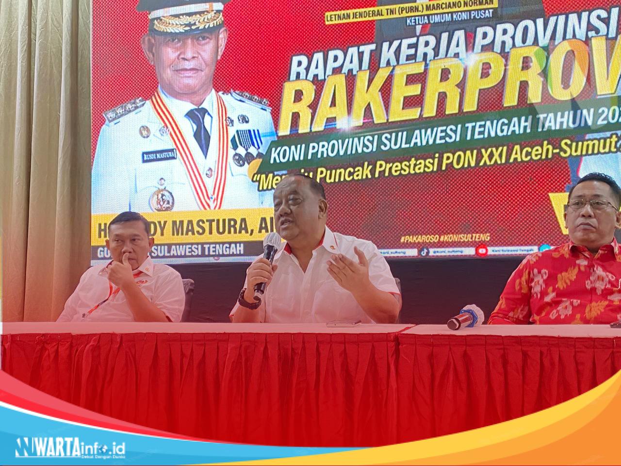 Koni Sulteng Gelar Rapat Kerja Provinsi Tahun 2024 Rakerprov Koni Sulteng